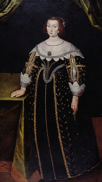 Katarina, 1584-1638, Princess of Sweden, Palatine Countess of Zweibrücken, 17th century. Creator: Jacob Heinrich Elbfas