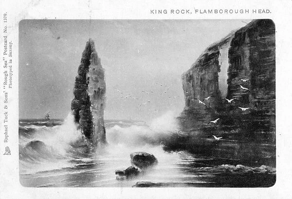 King Rock, Flamborough Head, East Riding, Yorkshire, 1903. Artist: Raphael Tuck