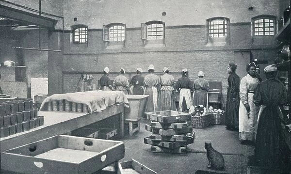 In the kitchen of Holloway Prison, London, c1901 (1901)