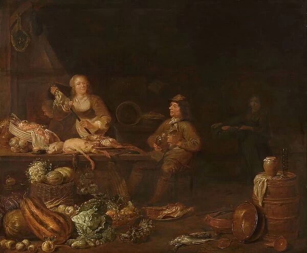 Kitchen Interior, 1645. Creator: Jan Olis