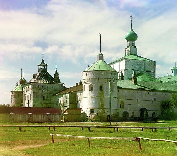 Kremlin from the northeast, Rostov Velikii, 1911. Creator: Sergey Mikhaylovich Prokudin-Gorsky