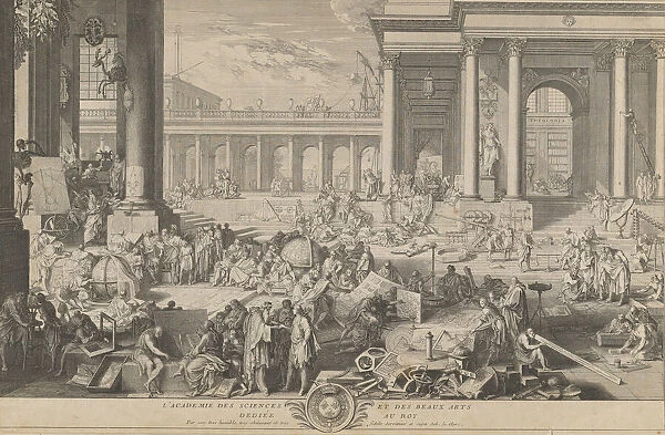 L Academie des Sciences et des Beaux-Arts, 1698. Creator
