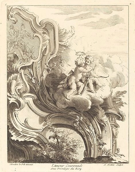 L Amour Couronnee, 1736. Creator: Antoine Aveline