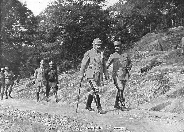 La Bataille de la Somme; Pres d'un poste de commandement, le troisieme jour de l'offensive, 1916. Creator: Unknown
