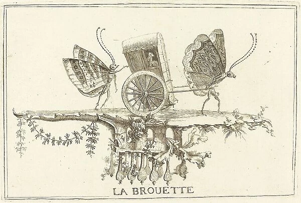 La Brouette, in or after 1756. Creator: Charles-Germain de Saint-Aubin