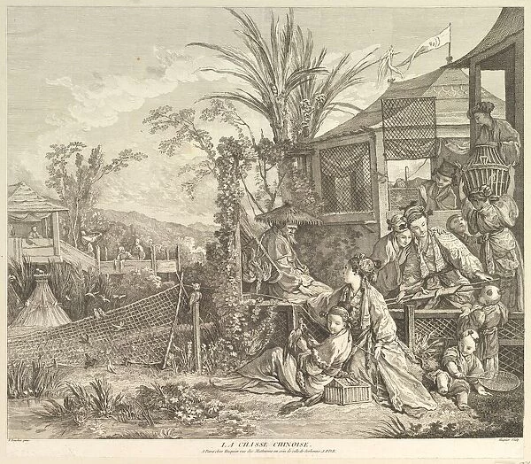 La Chasse Chinoise (The Chinese Hunt), from Chinoiseries, after 1743
