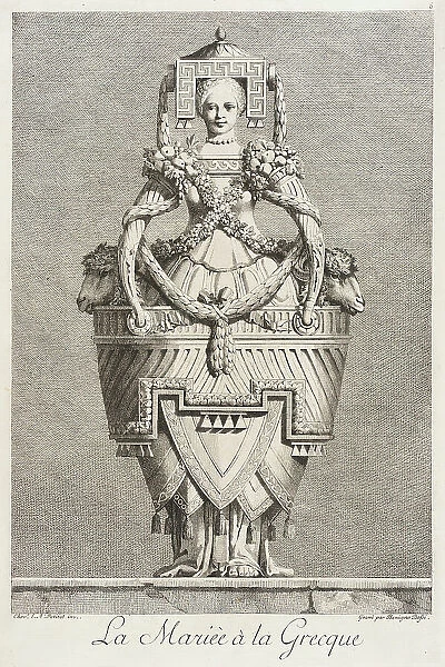 La Mariée à la Grecque, 1771. Creator: Bossi