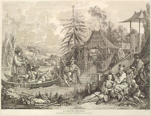 La pesche chinoise (Chinese Fishing), from Chinoiseries, after 1743