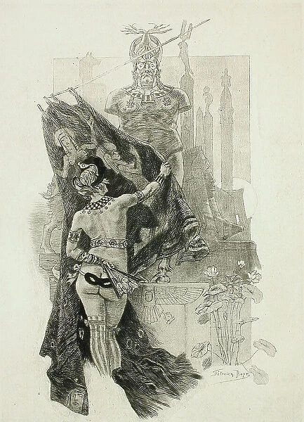 La Pudeur de Sodome, 1888. Creator: Félicien Rops