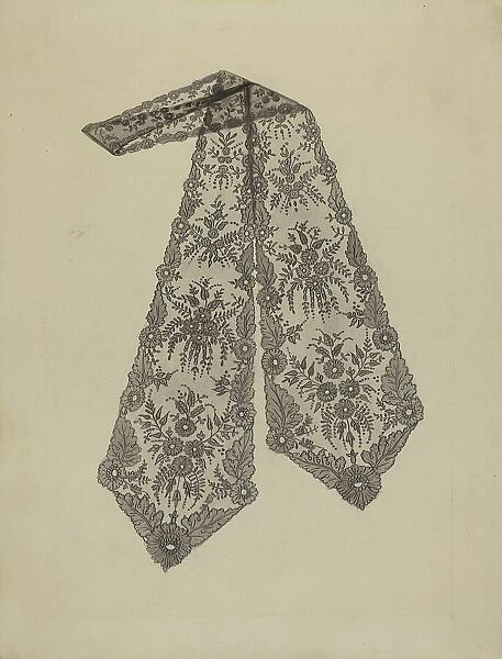 Lace Cravat, 1935 / 1942. Creator: Jean Peszel