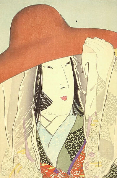 Lady Sei Shonagon (image 2 of 3), 1896. Creator: Kobayashi Kiyochika