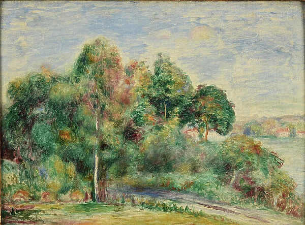 Landscape, c. 1890. Creator: Renoir, Pierre Auguste (1841-1919)