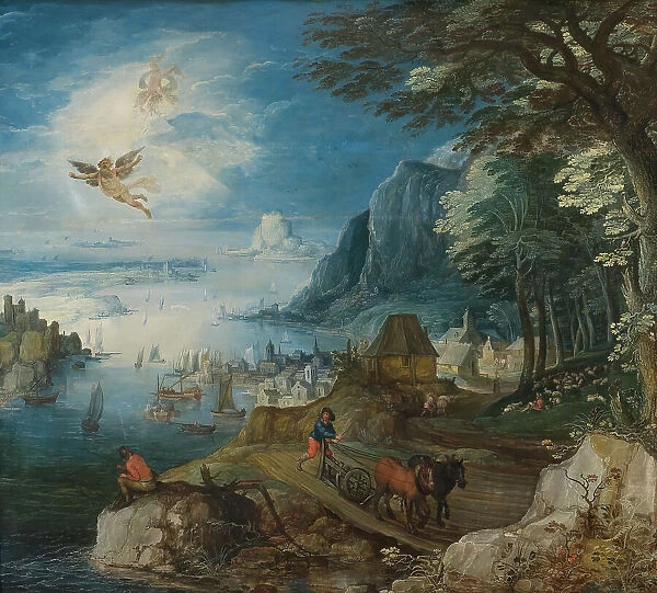 Landscape with the Fall of Icarus. Creator: Joos de Momper, the younger