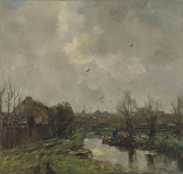 Landscape near The Hague, 1891. Creator: Jacob Henricus Maris