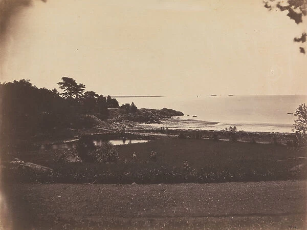 Landscape, Prides Crossing, ca. 1856. Creator: Samuel Masury