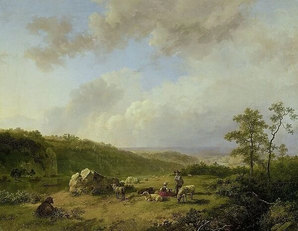 Landscape with a Rainstorm Threatening, 1825-1829. Creator: Barend Cornelis Koekkoek