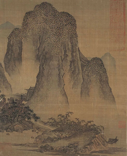 Landscape in the Style of Fan Kuan (image 1 of 2), Late Yuan or early Ming dynasty, 14th-15th cent.. Creator: Anon