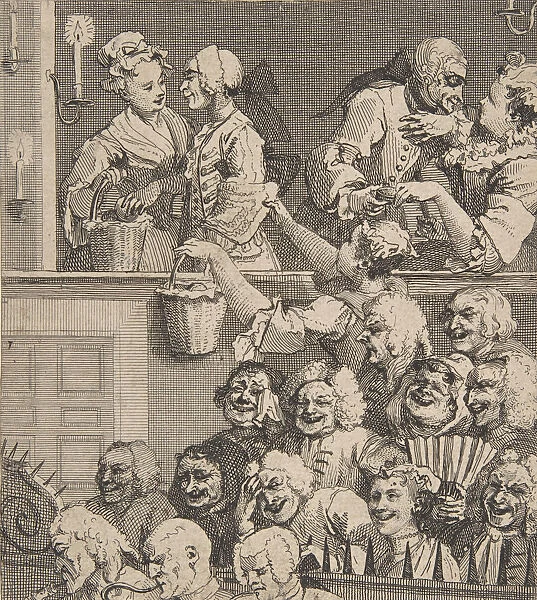 The Laughing Audience, December 1733. December 1733. Creator: William Hogarth