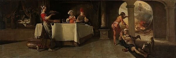 Lazarus and the Rich Man, 1661. Creator: Barent Fabritius