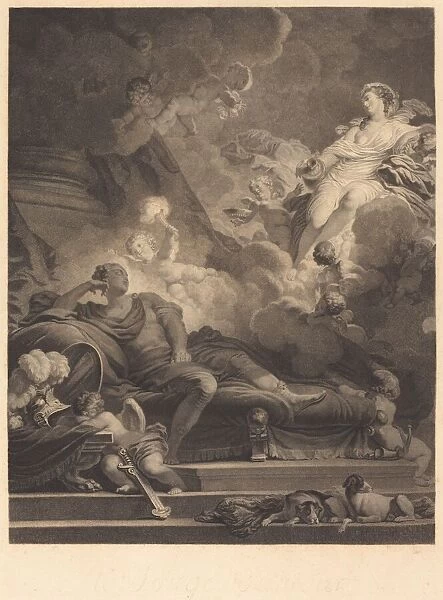 Le Songe d Amour (Loves Dream), 1785. Creator: Nicolas-Francois Regnault