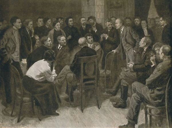 Lenin Debating with the Narodnik Vorontsov (1894), (1939)