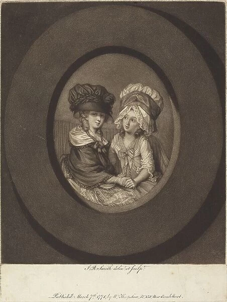 Les Deux Ami (The Two Friends), 1778. Creator: John Raphael Smith