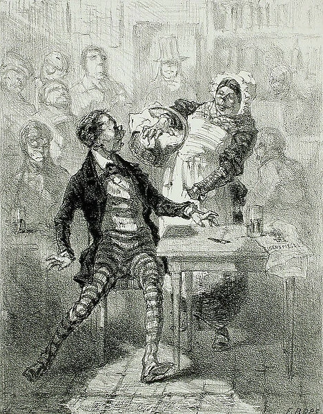 Les Faillites de Cupidon, 1856. Creator: Félicien Rops