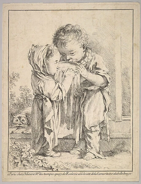 Les Petits Buveurs de Lait (The Little Milk Drinkers), 18th century. Creator: Unknown
