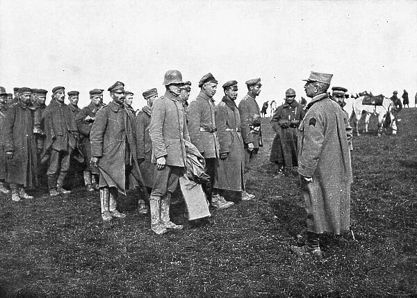 Les prises d'une action locale; Six cent cinquante prisonniers resterent entre nos mains... 1918. Creator: Unknown
