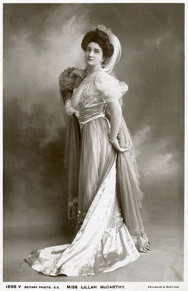 Lillah McCarthy, British actress and theatrical manager, c1900s(?). Artist: Rotary Photo