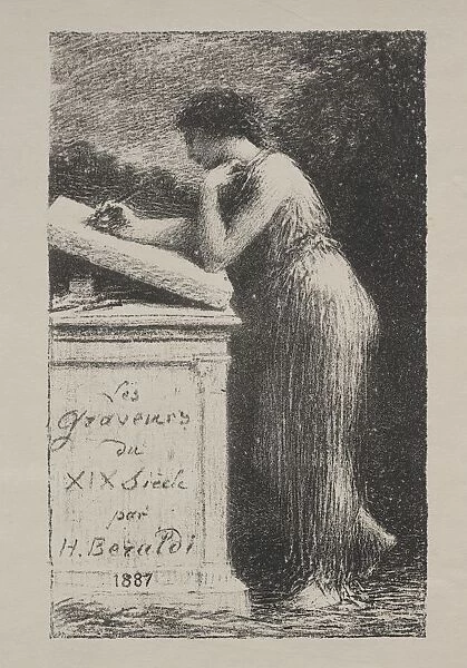 The Lithograph, 1887. Creator: Henri Fantin-Latour (French, 1836-1904)