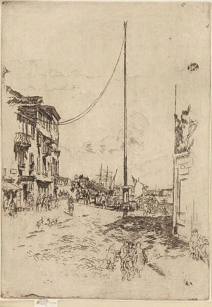 The Little Mast, 1879-1880. Creator: James Abbott McNeill Whistler