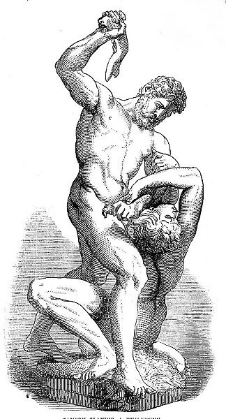 The Loan Collection, South-Kensington: Samson slaying a Philistine, 1862. Creator: Unknown