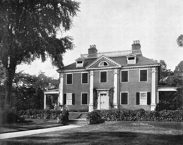 Longfellows House, Cambridge, Massachusetts, USA, 1893. Artist: John L Stoddard