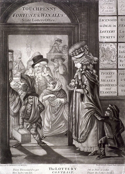 The Lottery Contrast, 1760