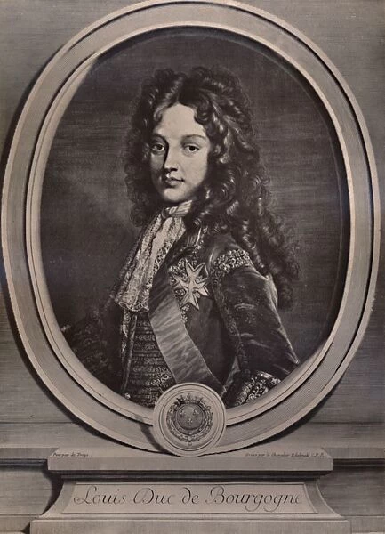 Louis, Duke of Burgundy, Dauphin of France and father of King Louis XV, c1700 (1894). Artist: Gerard Edelnick