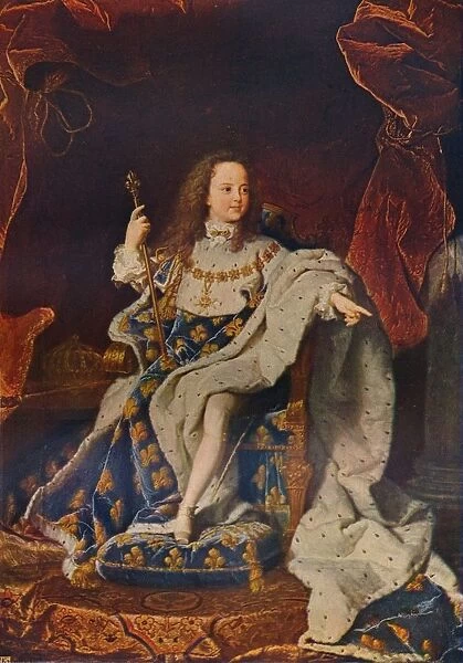 Louis XV (1710-1774) at the Age of Five in the Costume of the Sacre, c1716u24, (1911). Artist: Hyacinthe Rigaud