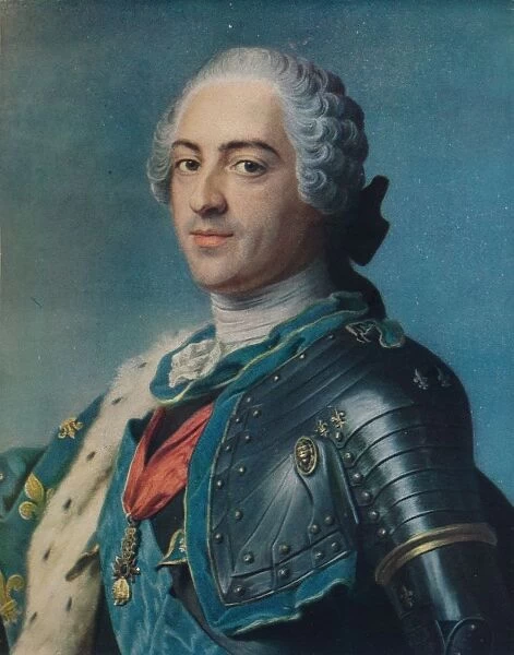 Louis XV, 1748. Artist: Maurice-Quentin de La Tour