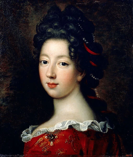 Louise Francoise de Bourbon, Mademoiselle de Nantes. Artist: Troy, Francois, de (1645-1730)