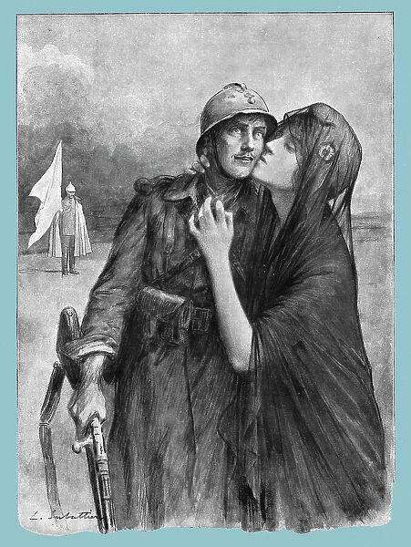 A L'Ouvrier de la Victoire !; Merci !, 1918. Creator: Louis Remy Sabattier