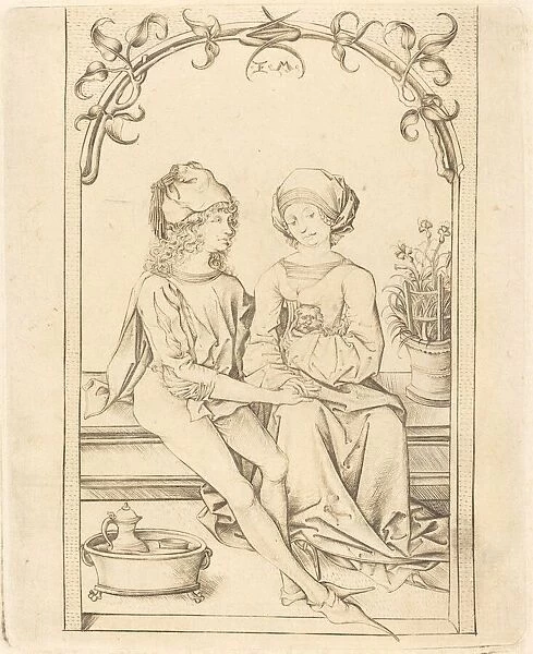 The Lovers, c. 1490. Creator: Israhel van Meckenem