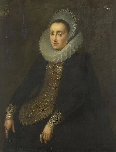 Lucretia del Prado, Wife of Jeremias Boudinois, 1610. Creator: Gortzius Geldorp