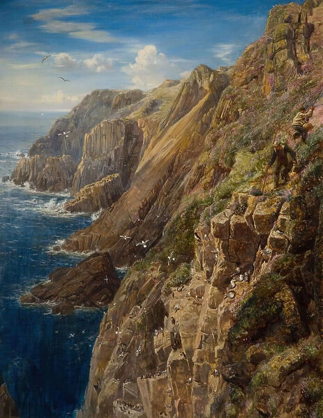 Lundy Island, 1857. Creator: Charles Thomas Burt