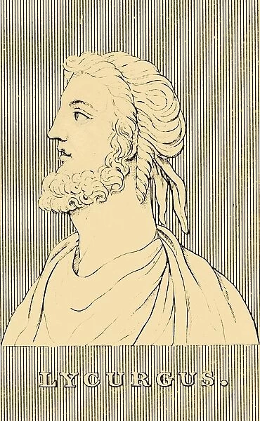 Lycurgus, (fl c820 BC), 1830. Creator: Unknown