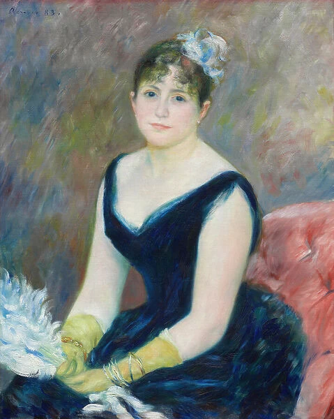 Madame Leon Clapisson, 1883. Creator: Pierre-Auguste Renoir