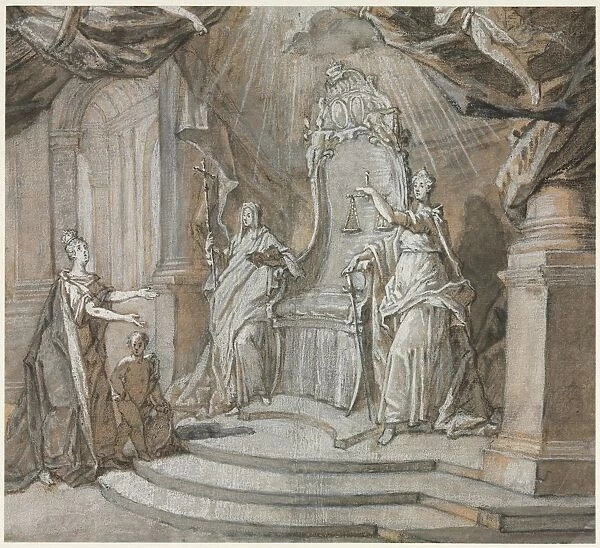 Madame de Maintenon Returning to the Catholic Church [1], 1700s