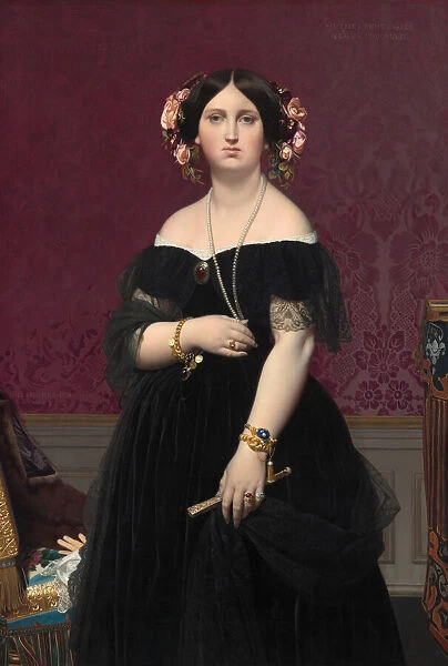 Madame Moitessier, 1851. Creator: Jean-Auguste-Dominique Ingres