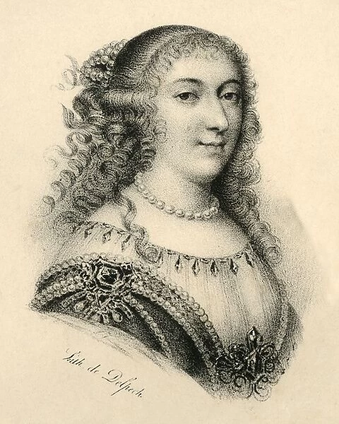Mademoiselle de Montpensier, (1627-1693), c1830. Creator: Francois-Seraphin Delpech