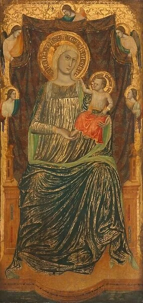 Madonna and Child with Five Angels, c. 1335. Creator: Giovanni Baronzio