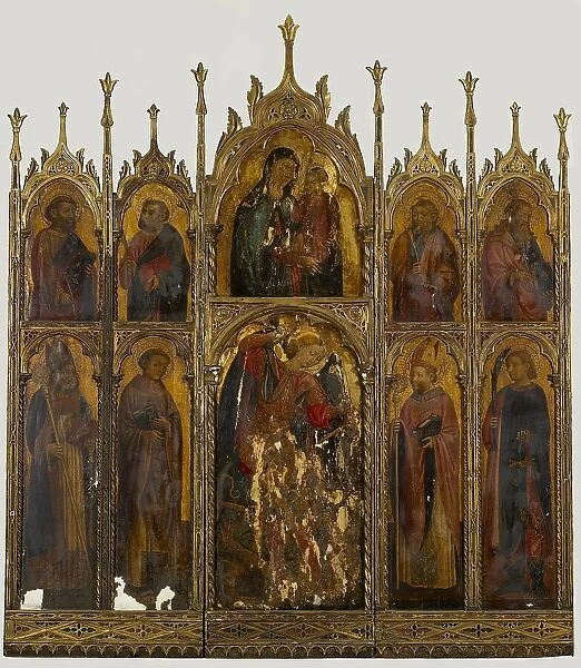 Madonna and Child with St. Michael and Other Saints, c1440. Creator: Antonio Vivarini